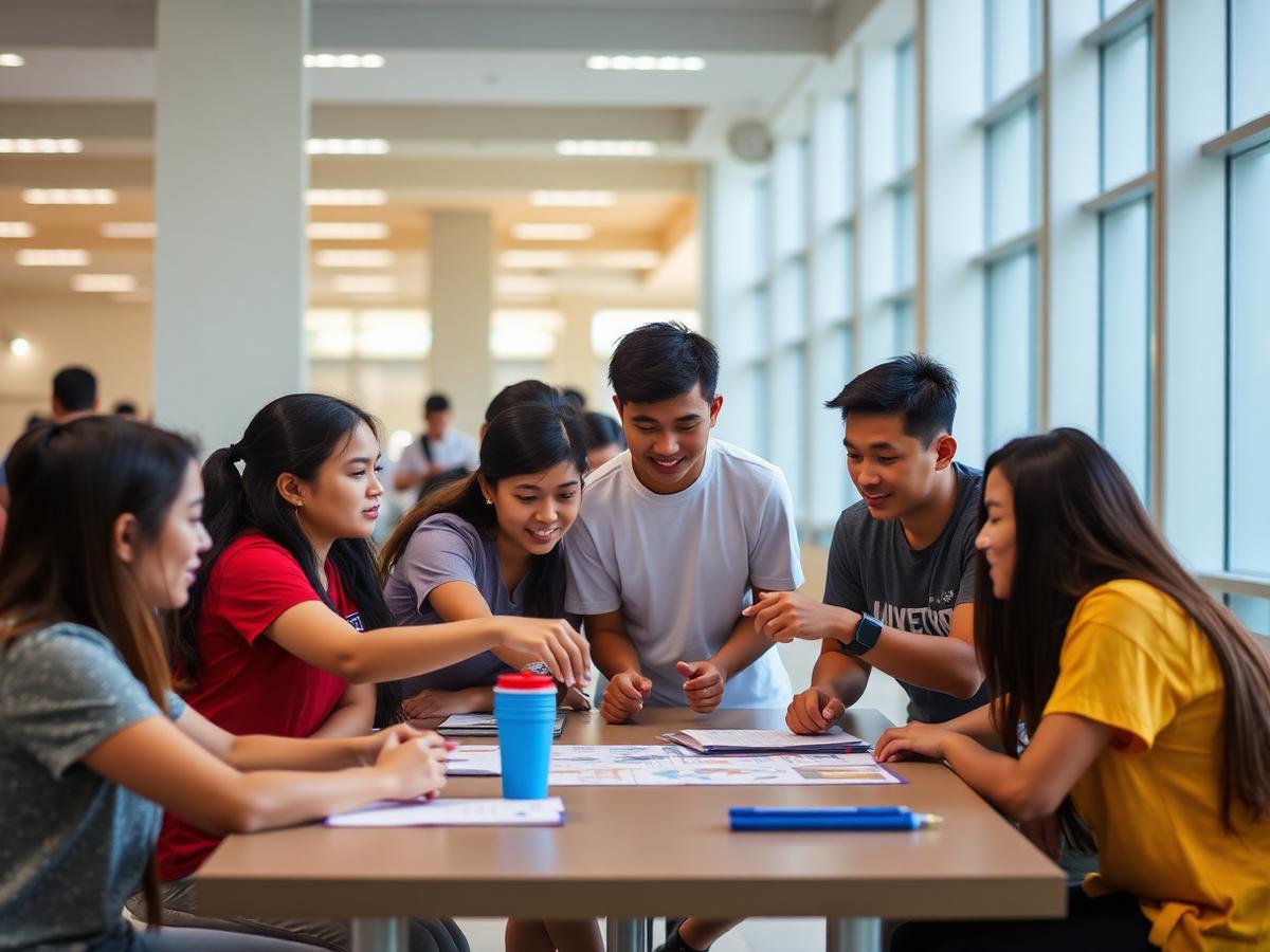 Students collaborating